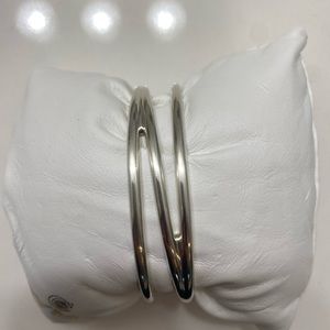 Tiffany & Co. Sterling Silver Open Diagonal Cuff Bracelet